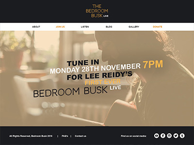 The Bedroom Busk Website