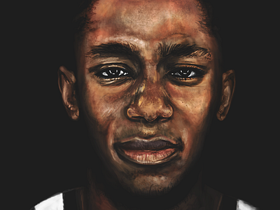Mos Def dante smith digital painting drawing hip hop illustration mos def painting portrait scribble yasiin bey