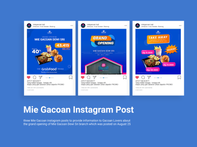 Instagram Post Grand Opening & Promo design event grandopening