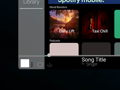 Spotify Glass Design