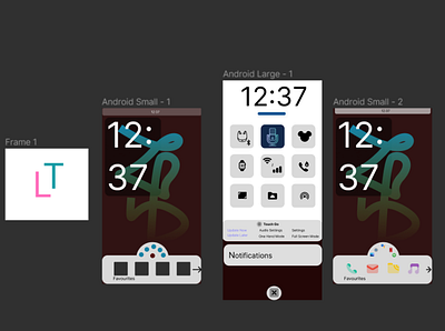 Reframe Launcher android apple branding design flat google graphic design illustration ios ipad iphone launcher logo mobile os tablet typography ui ux vector
