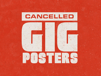 Side project - Cancelled Gig Poster