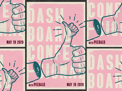 Cancelled gig poster - Dashboard Confessional Fillmore SF art design gigposter illustraion poster design