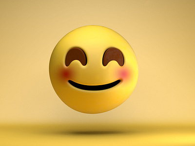 The face you make...^_^ 3d art c4d design emoji emojis happy smile