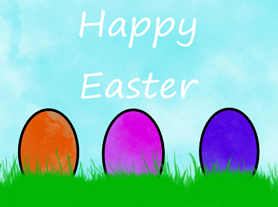 Happy Easter adobe photoshop art artist artwork design digital art easter graphic design holiday illustration logo typography