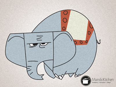 Character Design angry character design elephant illustration vector