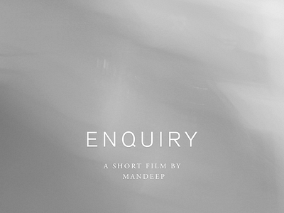 Title design for my documentary short film documentary graphic design short film title design