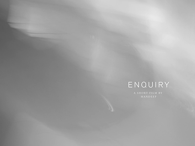 Enquiry documentary enquiry identity perception
