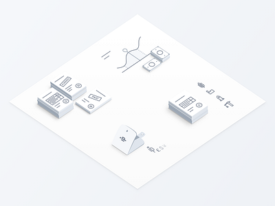 Empty states graphics blockchain fintech grapgic design icon illustration light ui ui ux design vector