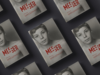 Cover for Messer by Till Lindemann book cover design graphic design