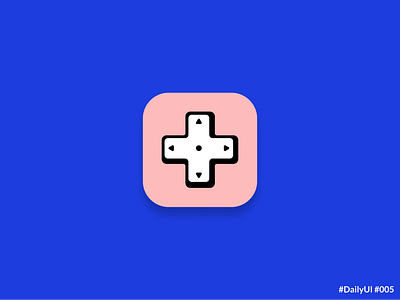 DailyUI 005 App Icon app icon daily ui daily ui 005 dailyui dailyuichallenge emulator icon retro gaming ui vector