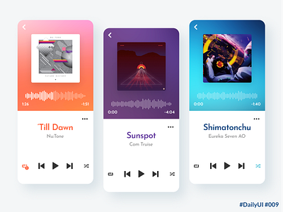 DailyUI 009 Music Player