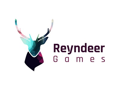 Reyndeer Games logo branding identity logo reindeer