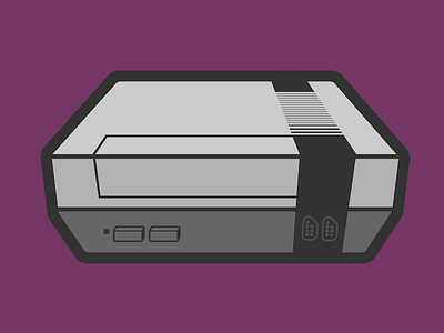 Nes Console Colored game console icon lineart nes nes console nintendo console nintendo icon retro gaming