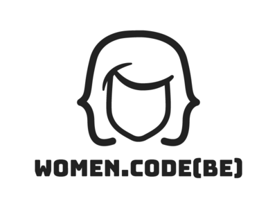 women.code(be) community logo branding code community identity logo logo design women.code(be) womencodebe womendotcodebe womendotcodebe community womeninit womenintech womenwhocode