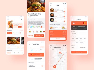 Food Delivery App Design by Solution Flows™ on Dribbble