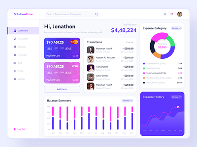 Digital Banking  Dashboard