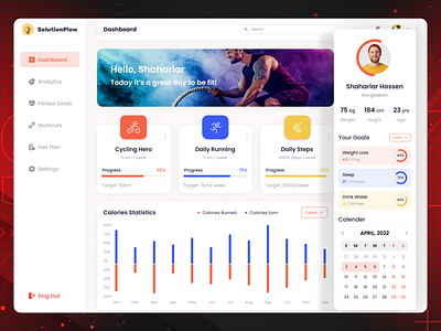 Fitness Dashboard Design