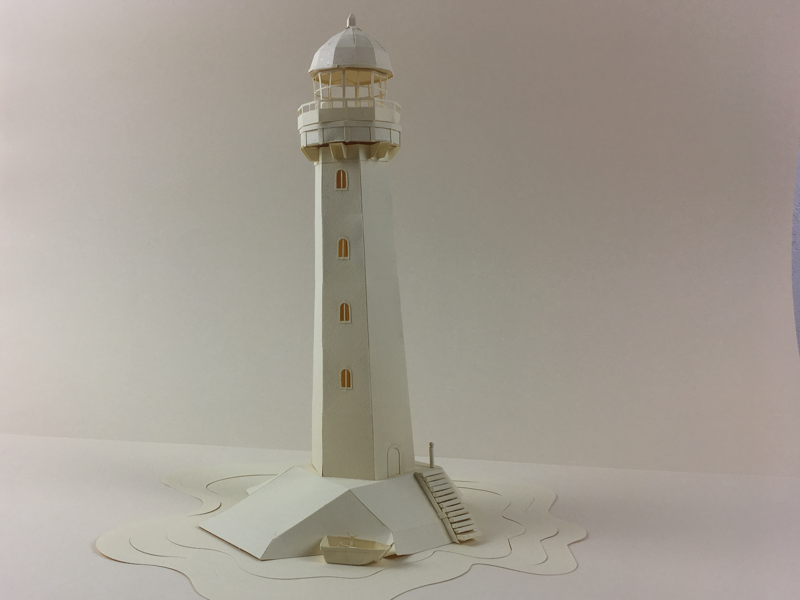 Lighthouse paper paper illustration art test