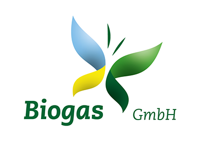 Biogas butterfly logo logom