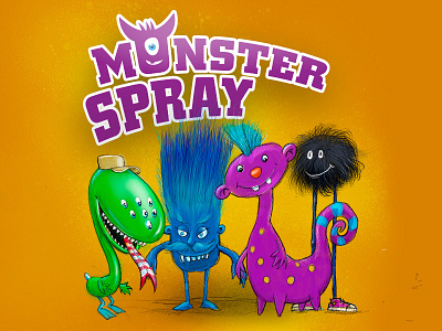 Monster Spray illustration monster