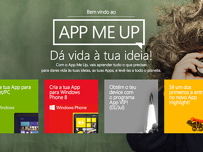 App Me Up Portugal 2013 app appmeup idea microsoft mobile windows windows 8