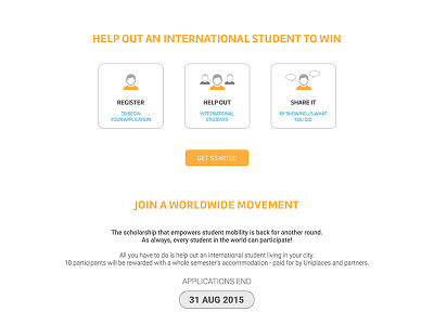 Uniplaces Scholarship How It Works how scholarship steps ui uniplaces ux works