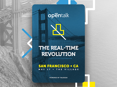 Opentalk Summit Promotion - Powered by Talkdesk badge brand francisco opentalk san talkdesk