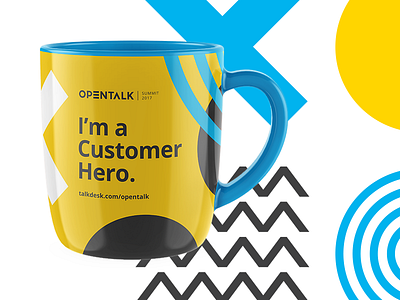 Opentalk Summit 2017 — Promotion mug opentalk promotion talkdesk