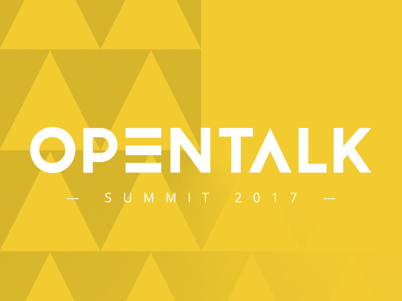 Opentalk Summit 2017 identity opentalk talkdesk