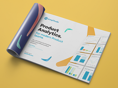 Amplitude Full Page Ad ad amplitude branding graphic design graphs marketing page print product