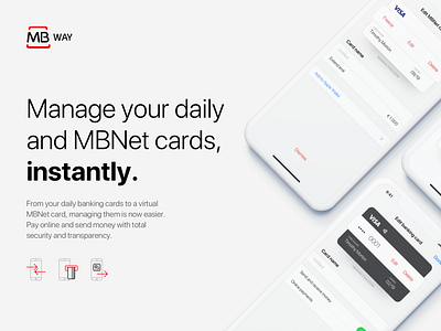 Cards details screen of MBway App - Revamped concept app app concept branding cards edit fintech ios options payments ui ux visa