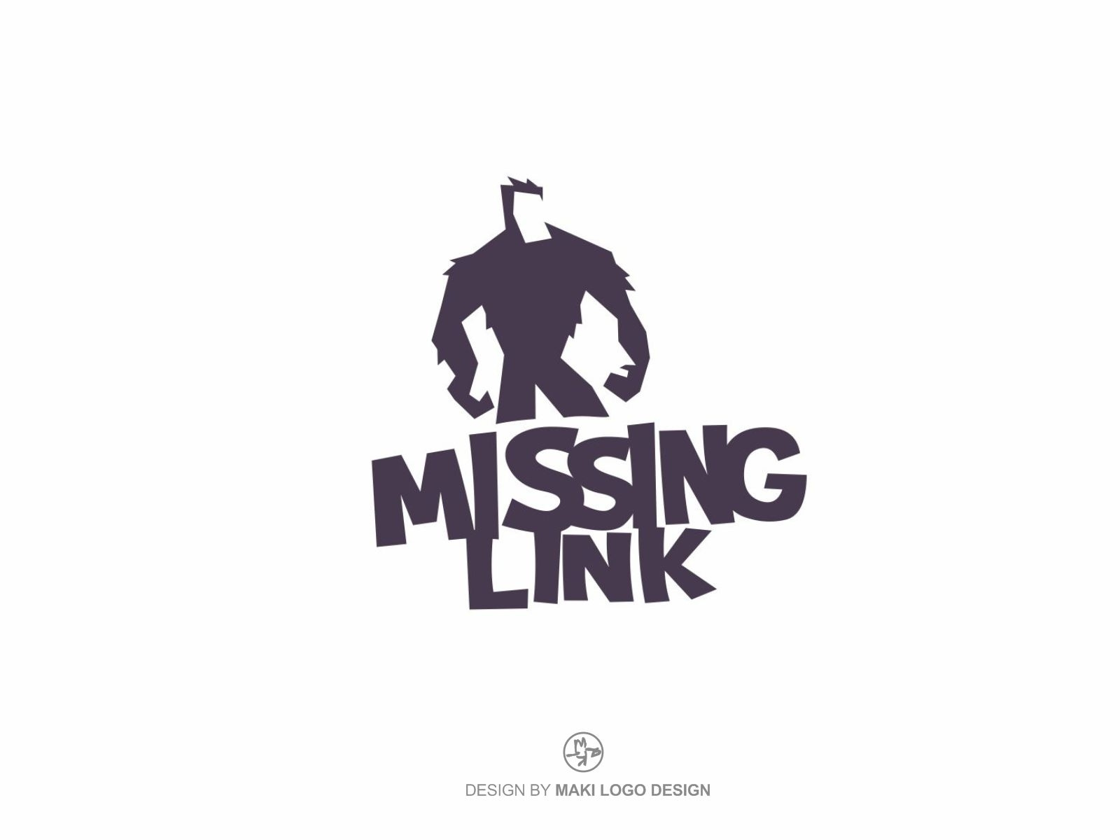 Yeti , Missing Link Logo by Maki Sketch Logo Design on Dribbble