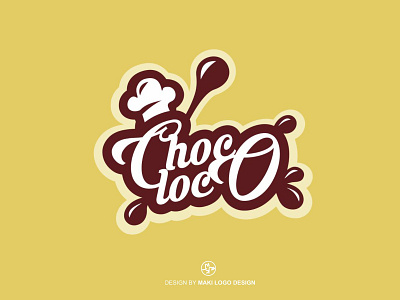 Choco Loco, Chocolate Logo art cafeteria cake chef choco chocolate chocolate design chocolate logo cocoa coffe cook cream ice cream kichen logo logo design love pastry sweet tasty
