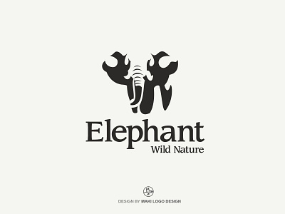 Elephant Logo africa animal art elephant elephant love fortune giant india ivory logo logo designer logotype love nature safari task thailand trunk wild wildlife
