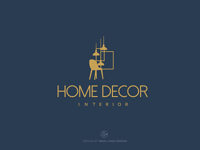 Home Decor Logo apartment architecture art blueprint building creative decoration design exterior furniture heart home home logo house interior livingroom logo love real estate