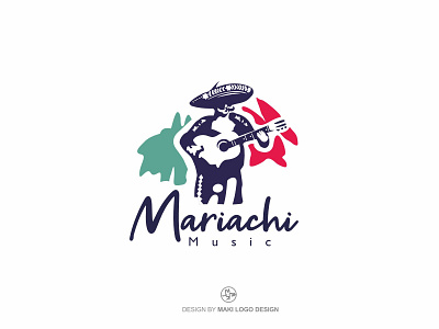 Mariachi Music Logo art columbia corridos design guitar heart illustration logo love mariachi mariachi logo mexico music musica musicamexicana photography rancheras regionalmexico serenatas tequila