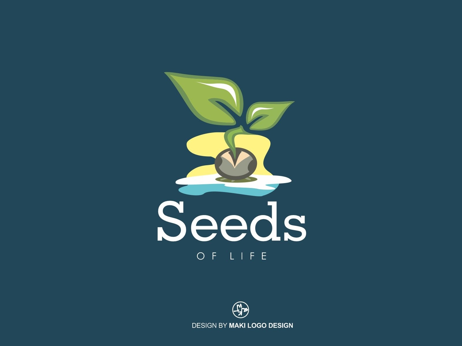 Seeds of Life Logo by Maki Sketch Logo Design on Dribbble