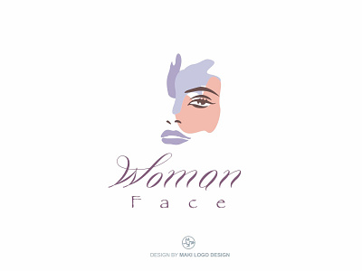 Woman Color Face Logo