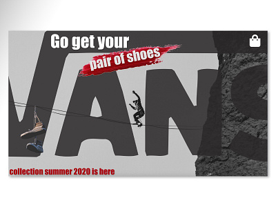 Promo landing site branding campaign design digital art photo montage photoshop promotion shoes ui ux
