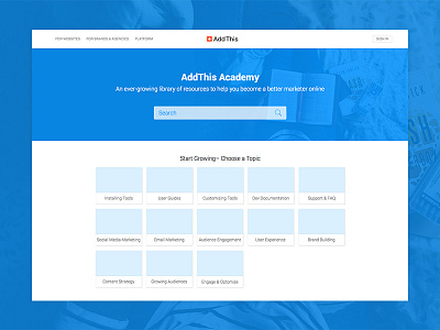AddThis Academy Concept