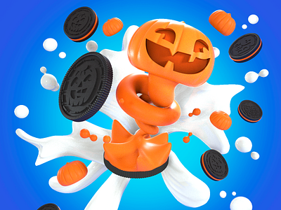 Oreo Boo Pumpkin