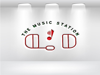 Music Logo Design branding clean design flat graphic design illustrator logo logos logotype vector