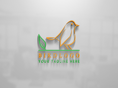 Bird Logo Design branding clean design flat graphic design illustrator logo logos logotype vector