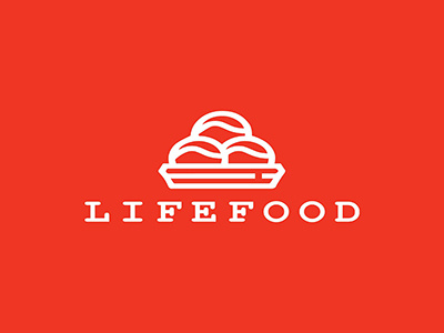 Food Logo Design branding clean design flat graphic design illustrator logo logos logotype vector