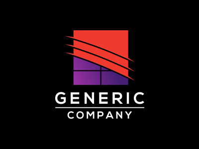 Generic Company Logo branding clean design flat generic logo graphic design illustration illustrator logo ui vector