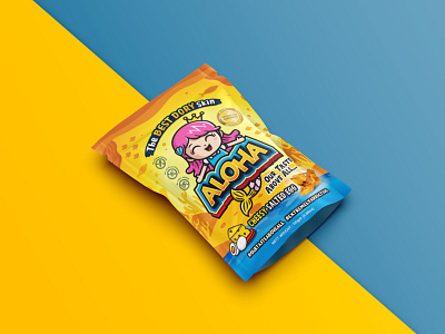 ALOHA Dory Skin Snack Packaging Design