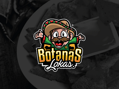 Bostanas Lokas logo design badge design emblem graphic illustrator logo mexican mexico