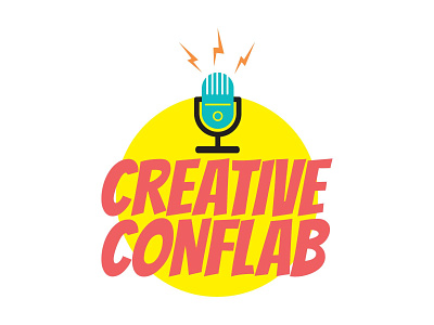 Creative Conflab podcast brand podcast podcast art podcast logo