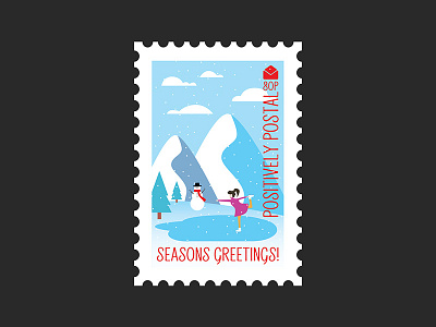 Christmas Postage Stamp #3